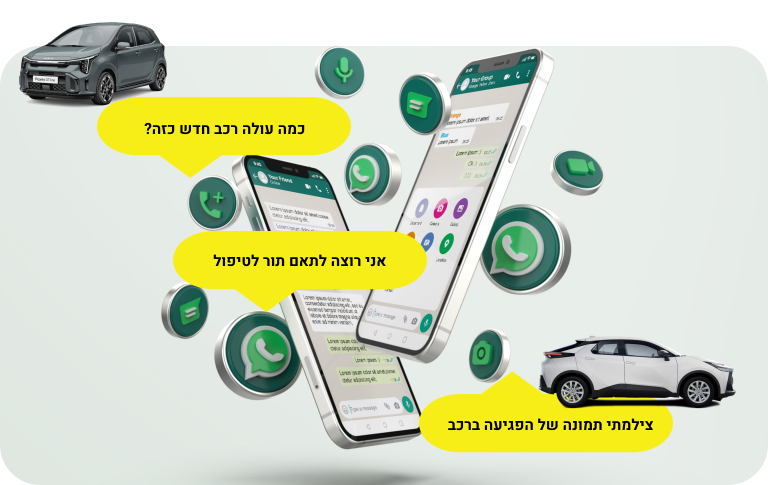 סוכני AI ובוט וואטסאפ לשירות אוטומטי מתקדם